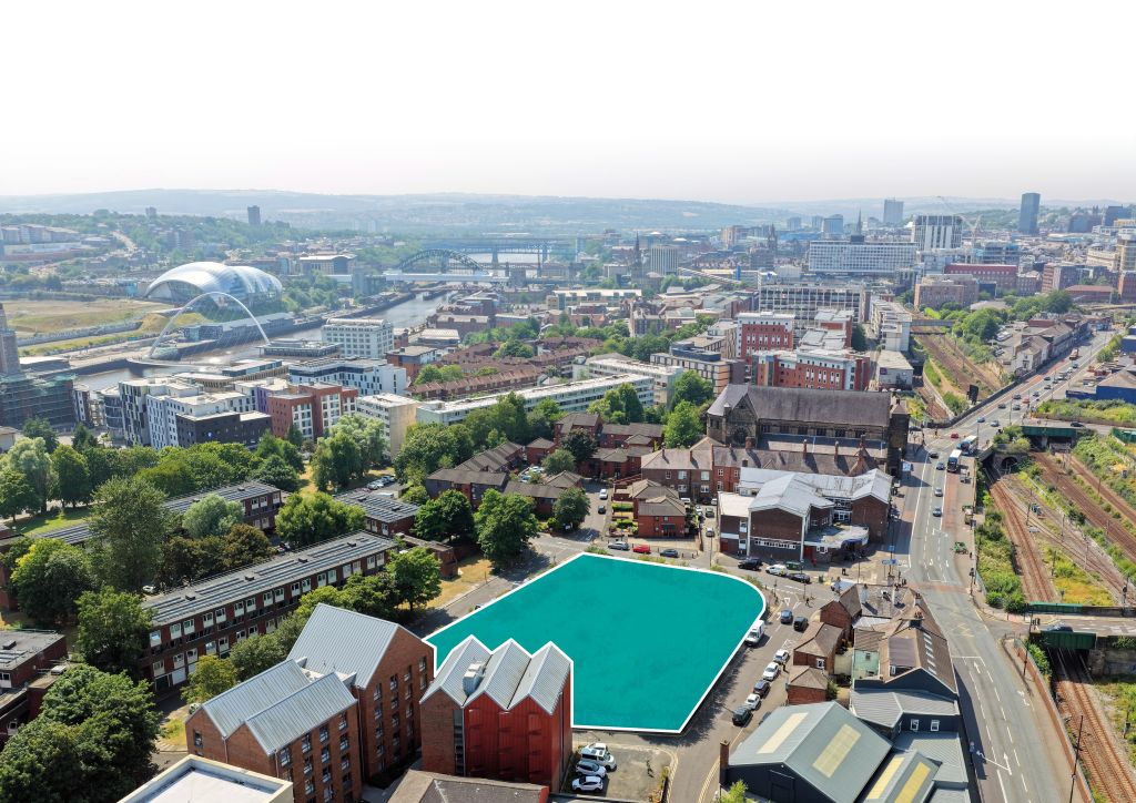 Newcastle site with consent for 128 apartments hits the market