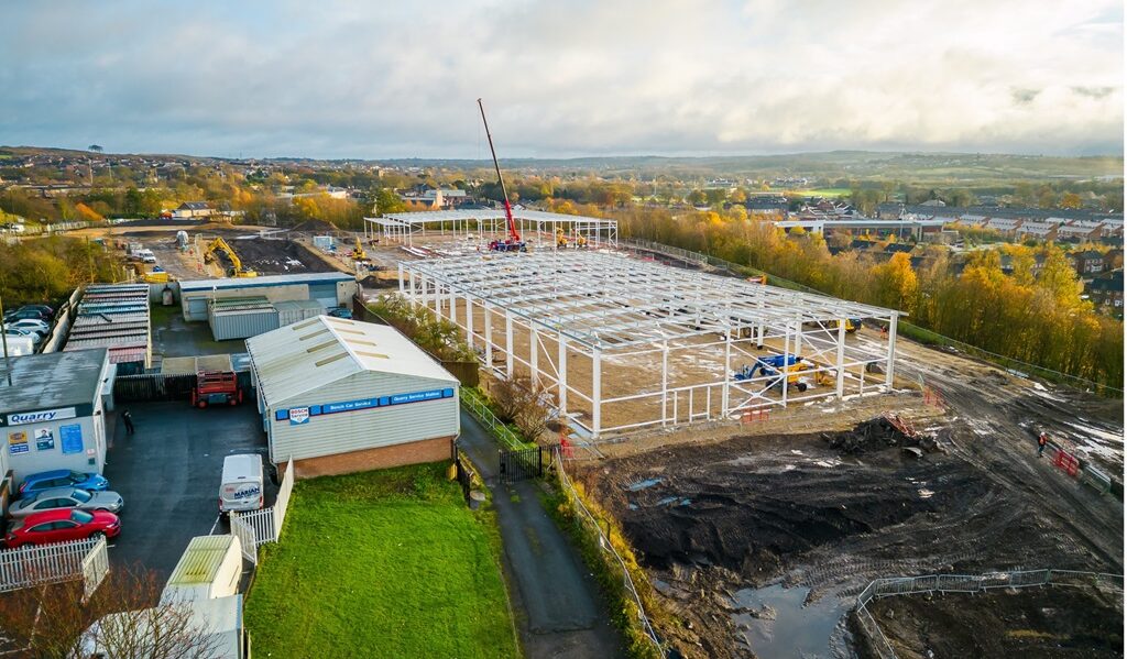HoughtonleSprings retail build up and running Place North East