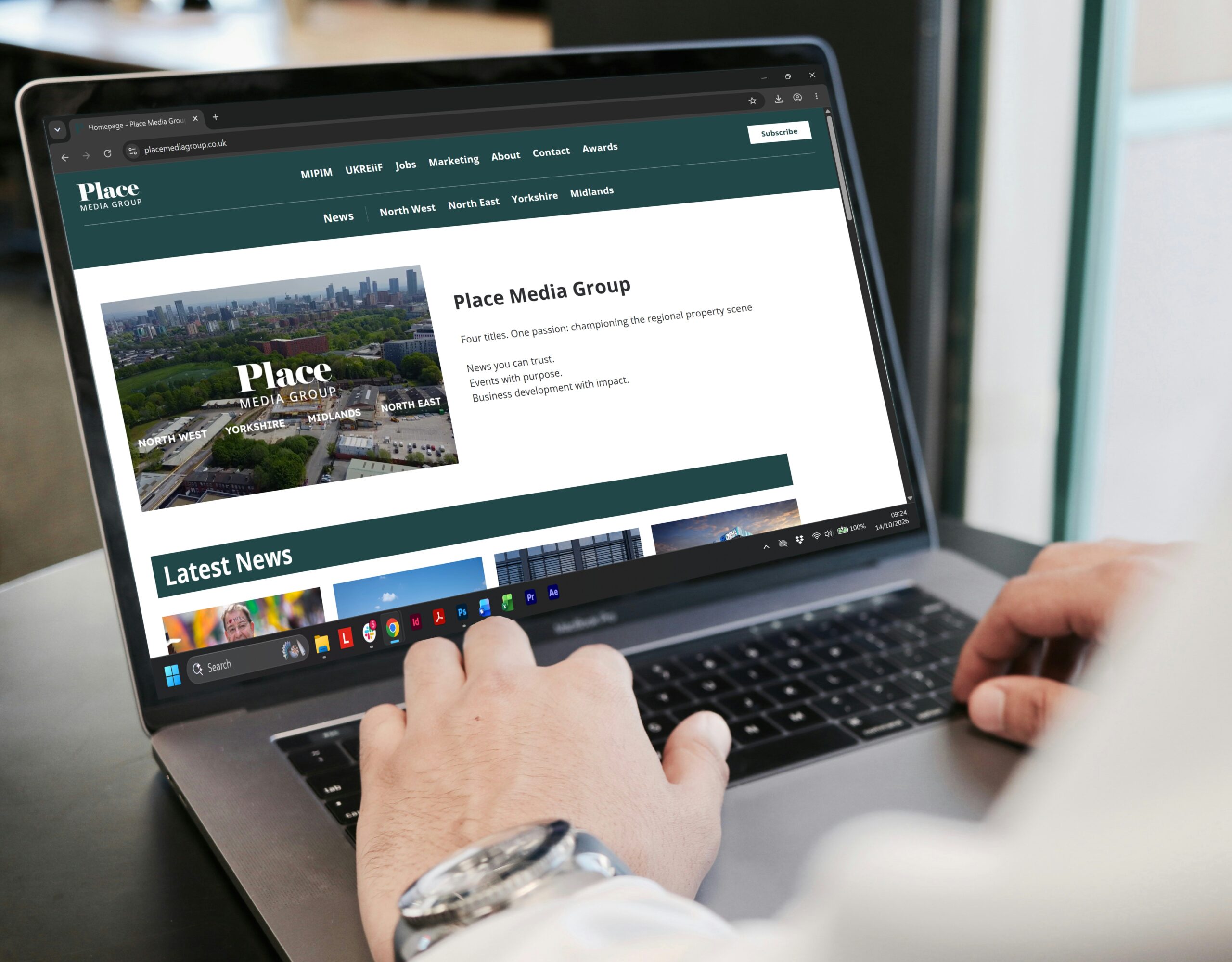 New website puts Place Media Group’s regional reach centre stage