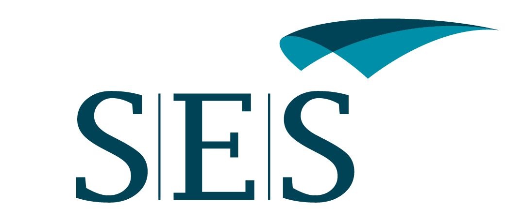 SES logo, SES, p SES