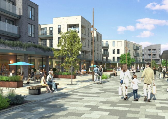 Skelmersdale new High Street and Business Incubator, TVD, p via Merrion Strategy